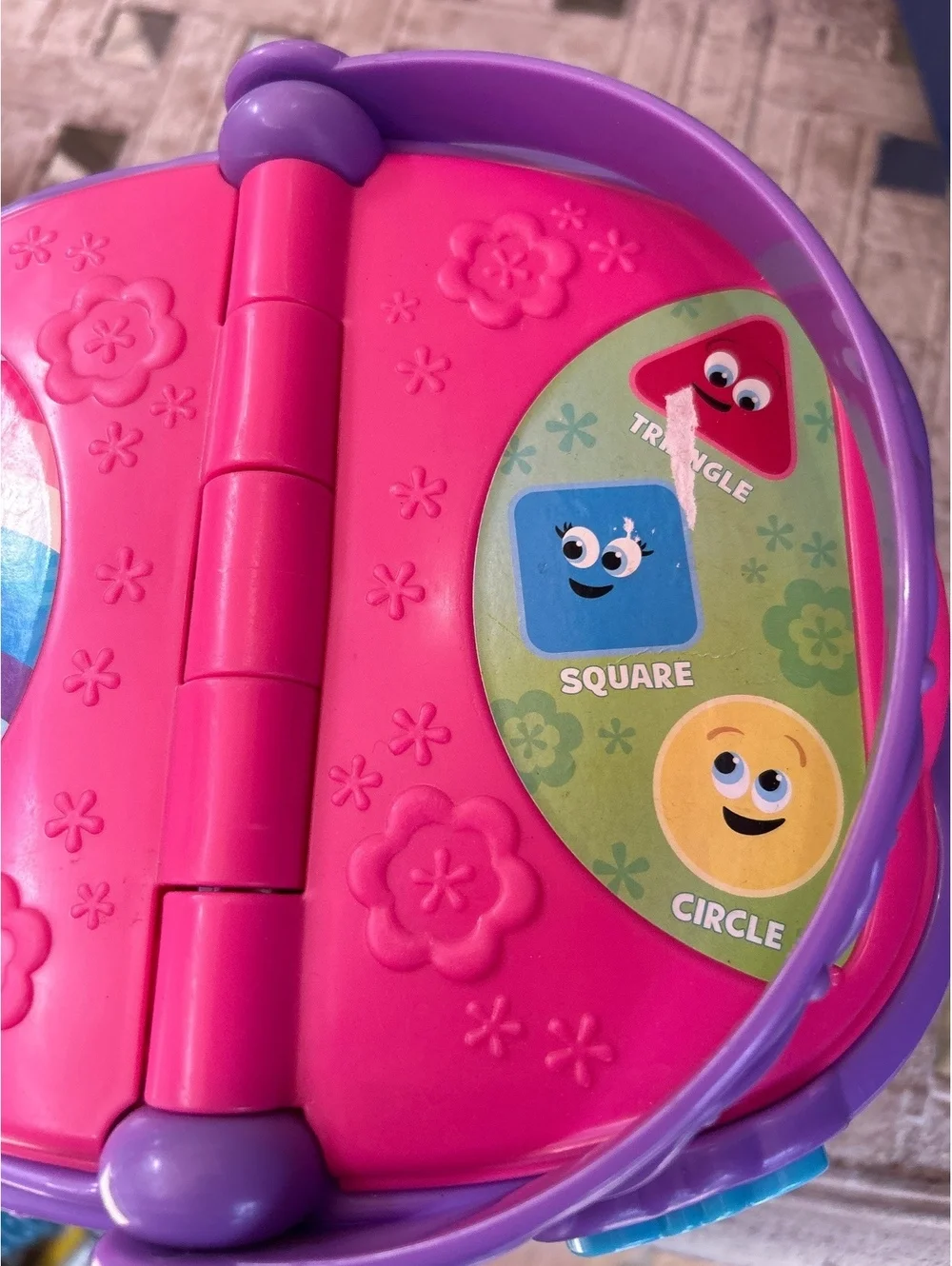 LeapFrog Interactive Pink and Purple Educational Toy Basket